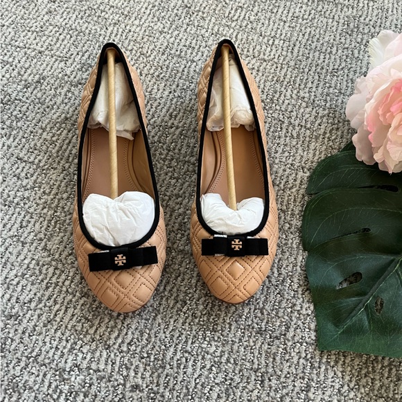Tory Burch Ballet Flats Marion Quilted North Nappa Size 6.5 and 7 - Picture 3 of 14